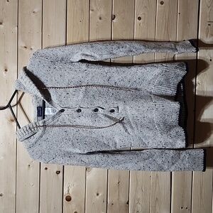 Patagonia Ranchito Hooded Sweater Women's Size Small Merino Wool